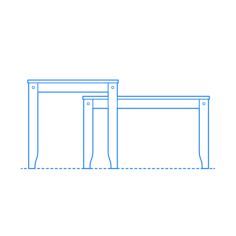 Furniture Outdoor Tables Ikea Orskar Outdoor Nesting Tables Sticker Svg Vector, Free Vectors File